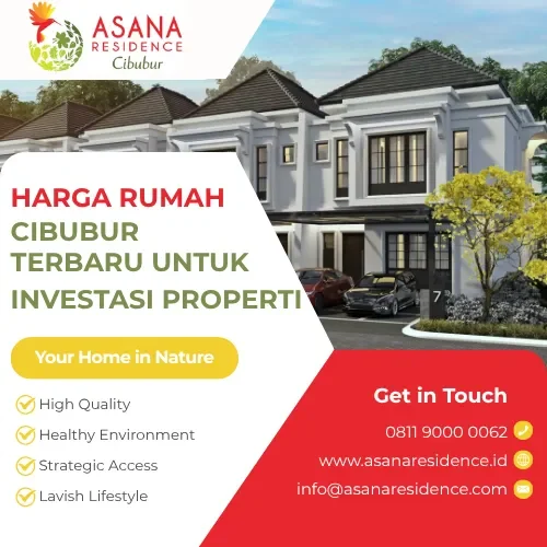 Harga Rumah Cibubur Terbaru