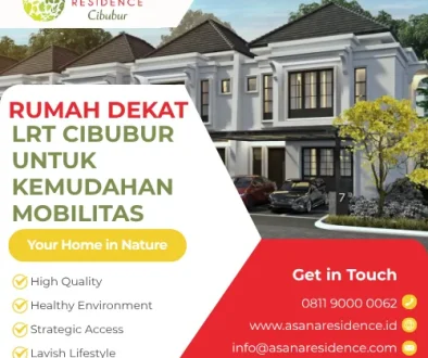 Rumah Dekat LRT Cibubur