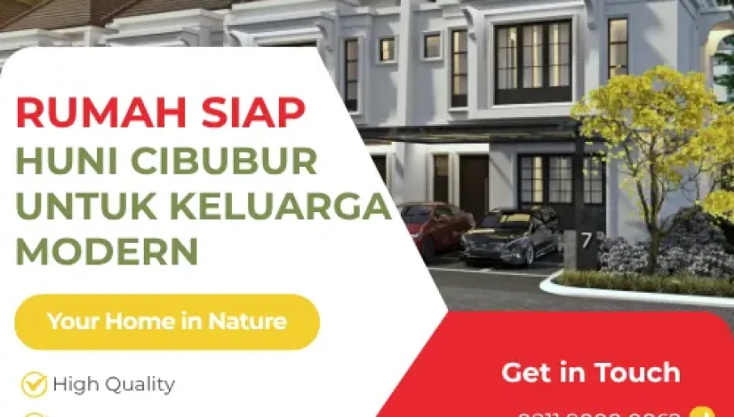 Rumah Siap Huni Cibubur