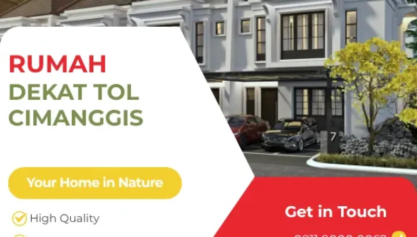Rumah Dekat Tol Cimanggis